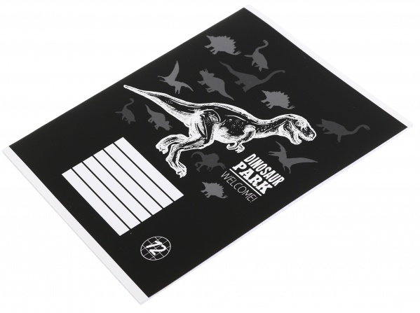 Тетрадь школьная Dinosaur 12 листов клетка Nota Bene
