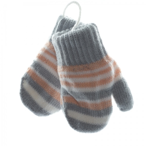 Варежки ДАЙС Tymek р.11 серый с бежевым 13830200 