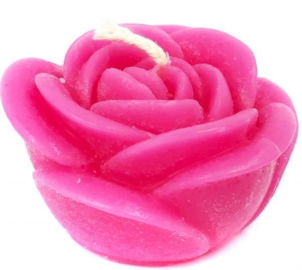 Свічка Троянда 5,5х3,5 см рожева KOZAK