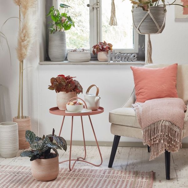 Кашпо керамічне Soendgen Ravenna круглий 2 л сірий 