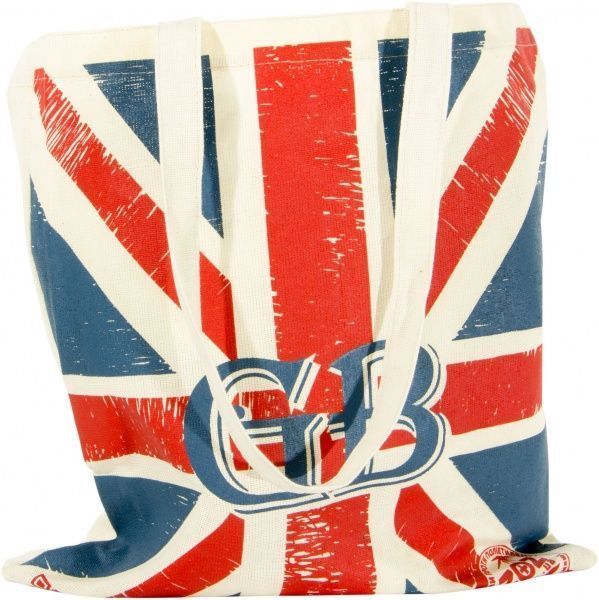 Экосумка ZOZ Британский флаг синий с красным хлопок 