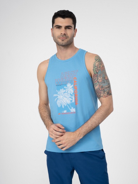 Майка 4F 4FSS23TTSHM354-33S р.M блакитний