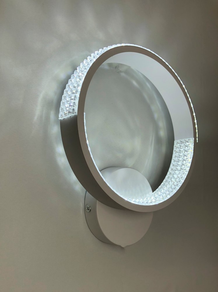 Бра Luminaria 1x17 Вт без цоколя белый AKRILIKA ROUND 17W 1R WHITE