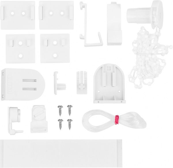 Ролета мини Delfa Жаккард Модерн 62x170 см серая 