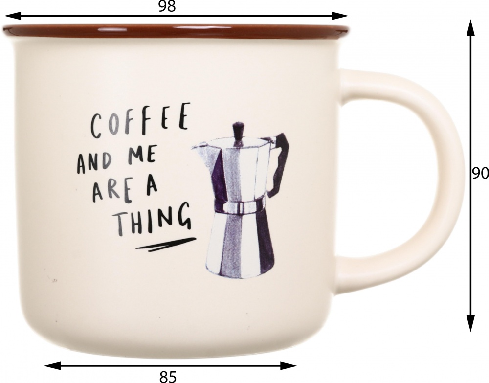 Чашка Fiora Retro Espresso 355 мл