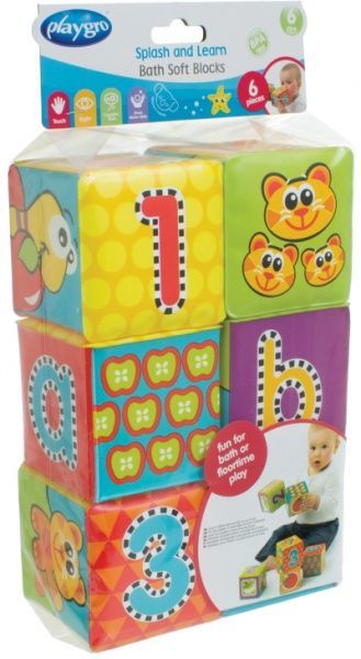 Игровой набор для ванной Playgro Кубики Алфавит 25 237