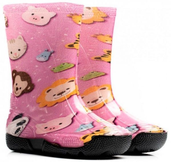 Сапоги резиновые Олдком Cartoon Joy р.33 розовый 