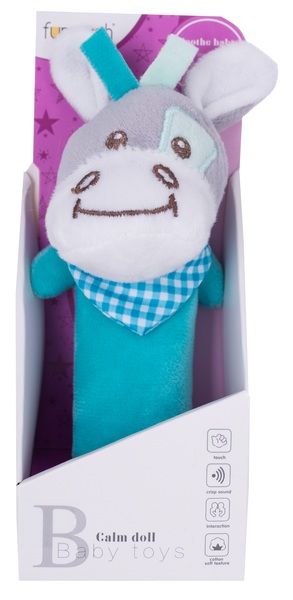 Игрушка-погремушка Funmuch Ослик-палочка FM555-2H