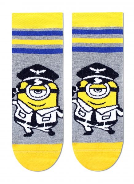 Носки женские Брестские 1124 Minions (средней длины) 311 р. 25 серый меланж 1 пар 