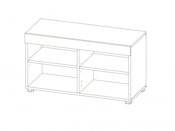 Тумба для взуття SOKME “Фокус” 338x801x450 мм 