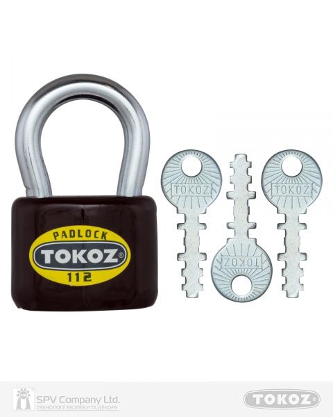 Замок навесной TOKOZ 3TK1 M 112/50 открытый (амбарный)