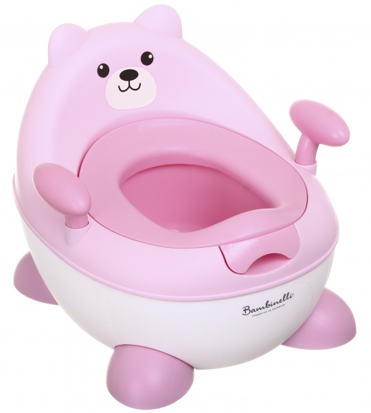 Горшок Bambinelli Медвежонок розоы