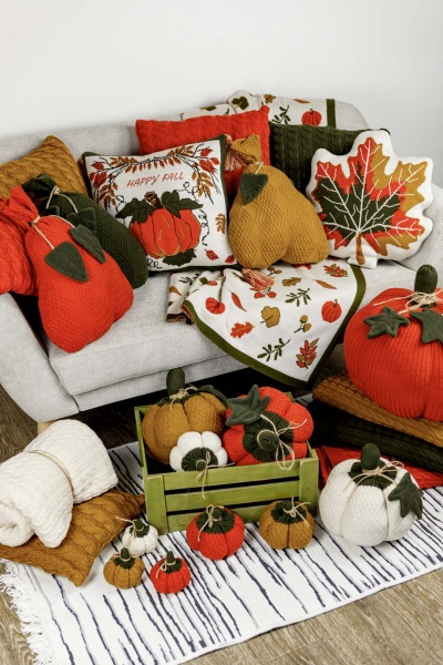 Декоративний виріб Подушка-груша 35x40 см помаранчевий Прованс 