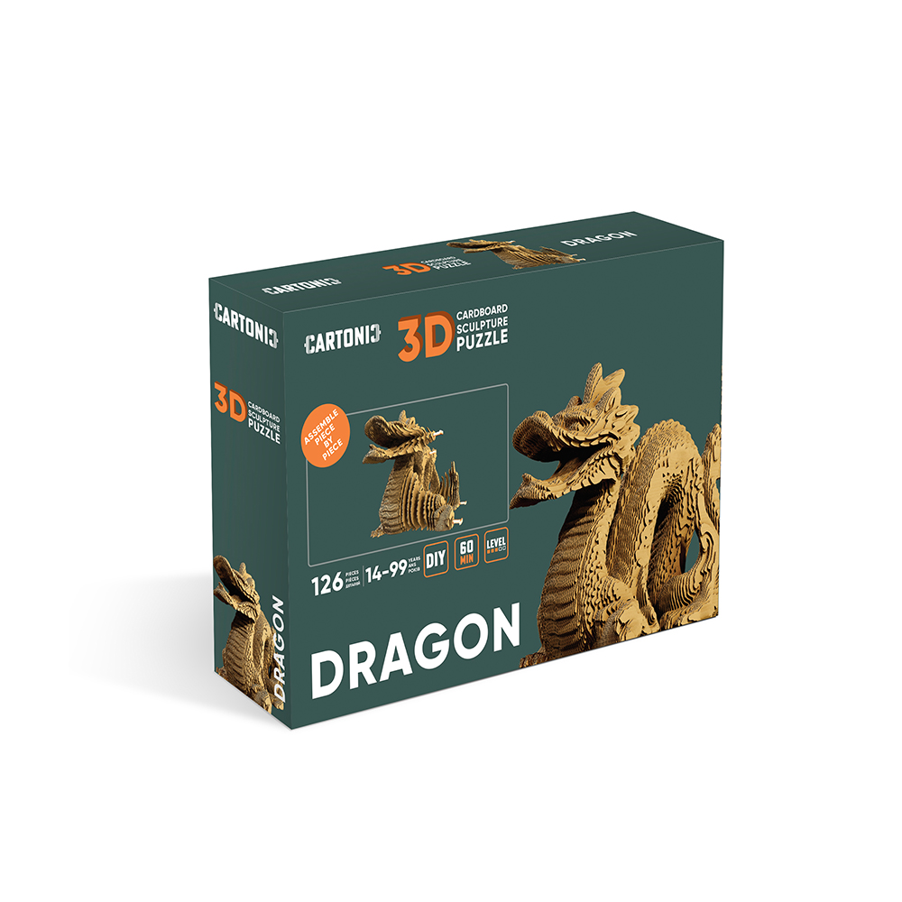 3D-пазл Cartonic конструктор Puzzle DRAGON CARTDRA