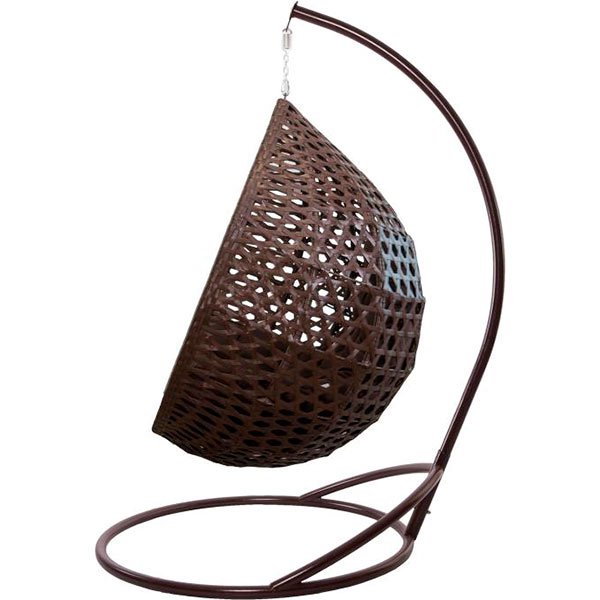 Кресло-кокон Колибри 1200х730х1050 см коричневый