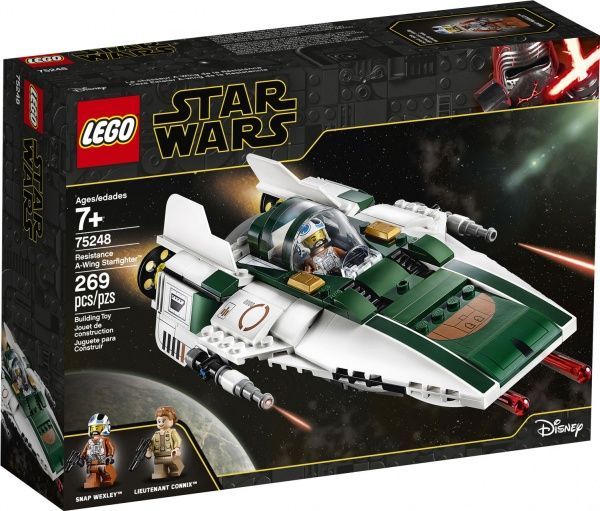 Конструктор LEGO Star Wars Винищувач опору A-wing Starfighter 75248