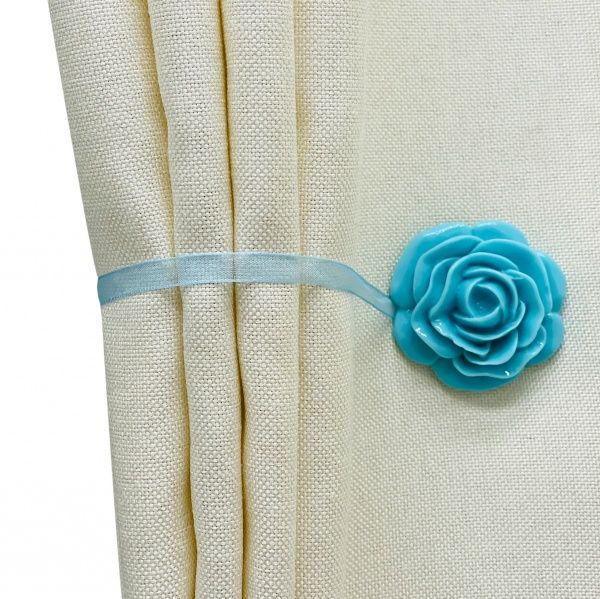 Магніт Троянда d50 мм блакитний Р0016-3 MISLT