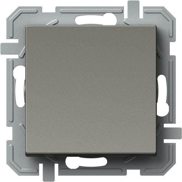 Выключатель одноклавишный TEM Logiq без подсветки 10 А 230В титан SQ10TIXO-U