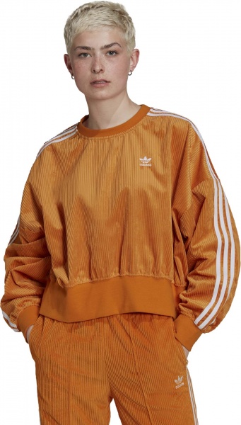 Світшот Adidas SWEATSHIRT H37847 р. 38 помаранчевий