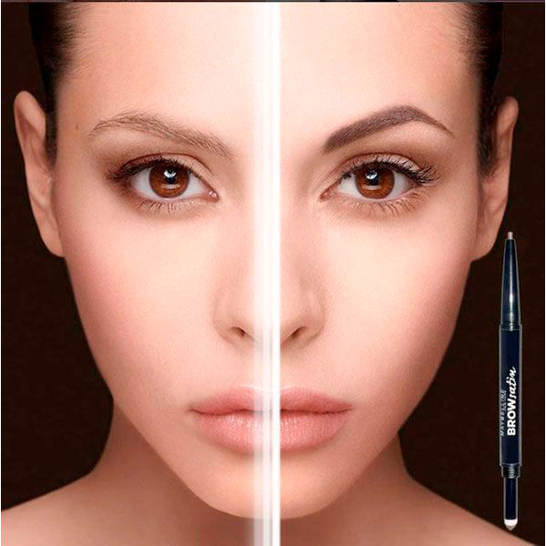 Олівець для брів Maybelline New York Brow Satin 02 коричневий 4 г