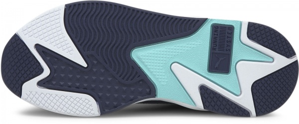 Кроссовки Puma RS-X? Hard Drive 37499102 р.UK 3,5 бело-синий