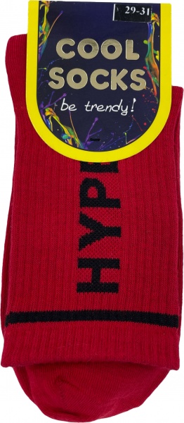 Шкарпетки чоловічі Cool Socks 11134 р. 29-31 червоний 1 пар 