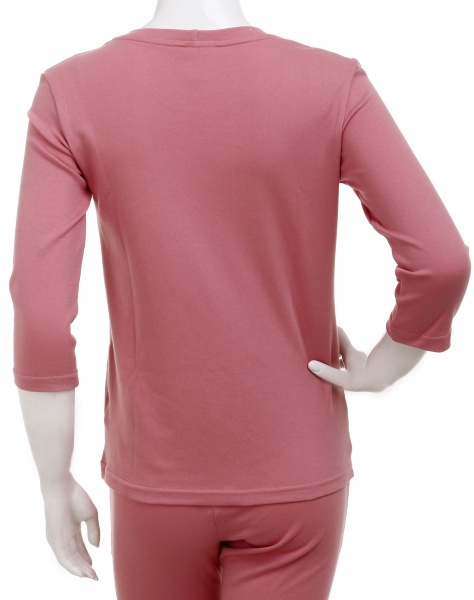 Футболка жіноча Flis clothes Рожева колекція 3/4 рукав р.S рожевий