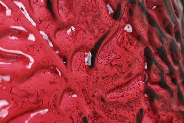 Ваза стеклянная красная Jungla 59 см San Miguel