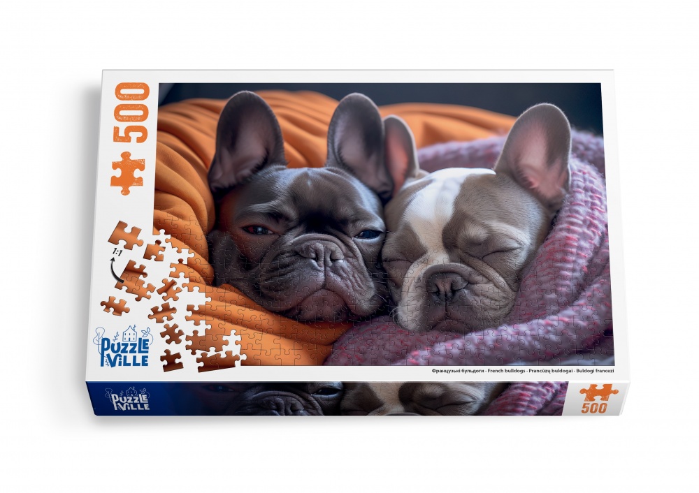 Пазл PUZZLEVILLE Французские бульдоги 500 элементов PZL500_8