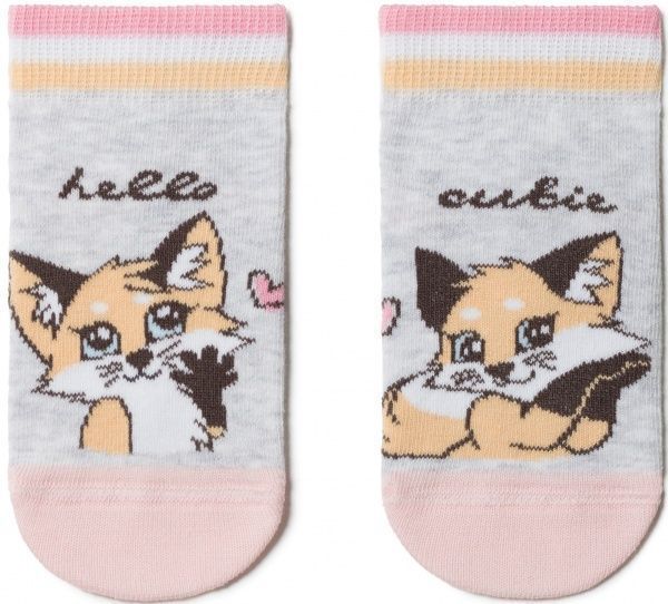 Носки детские Conte-Kids CK Веселые ножки 17С-10СП 467 р.12 светло-серый 
