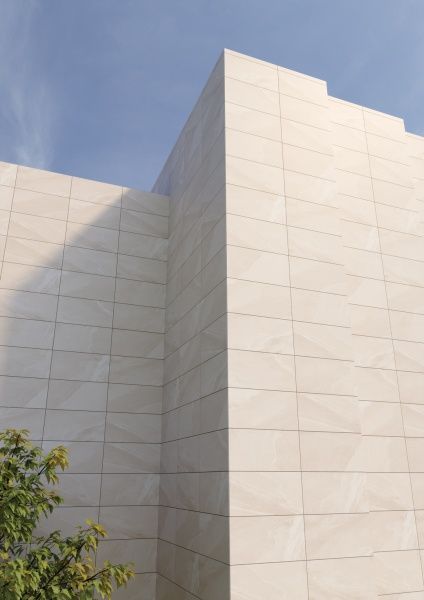 Плитка Zeus Ceramica Calcare White ZBXCL0BR 45x90 