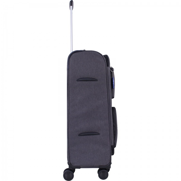 Чемодан Bagland M 70 л темно-серый (3716924) 