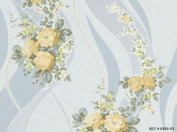 Обои бумажные Славянские обои COLORIT Ольга 6595-03 0,53x10,05 м 