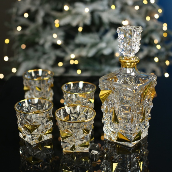 Набор для виски VERTIGO золото 7 шт. Same 