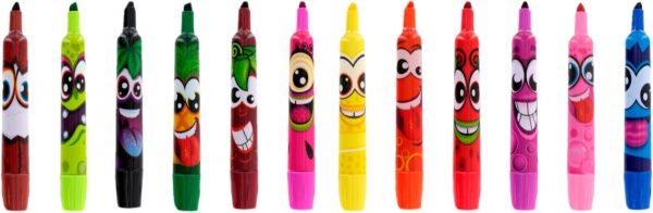 Набір маркерів Scentos Штрих Ароматні 12 шт. 40641