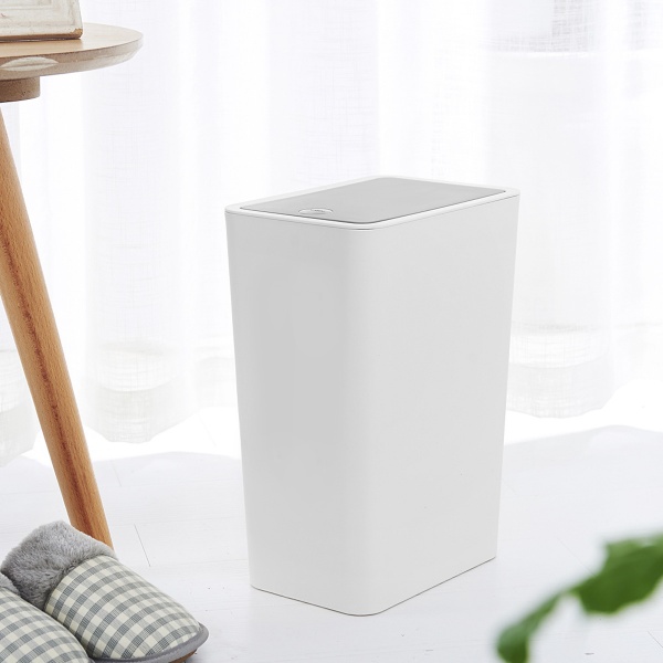 Ведро для мусора MVM 12 л серый BIN-14 12L GRAY