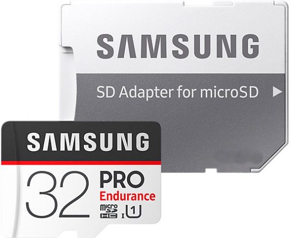 Карта памяти Samsung microSD/microSDHC/microSDXC 32 ГБ Class 10 (MB-MJ32GA/RU) PRO Endurance UHS-I U1 