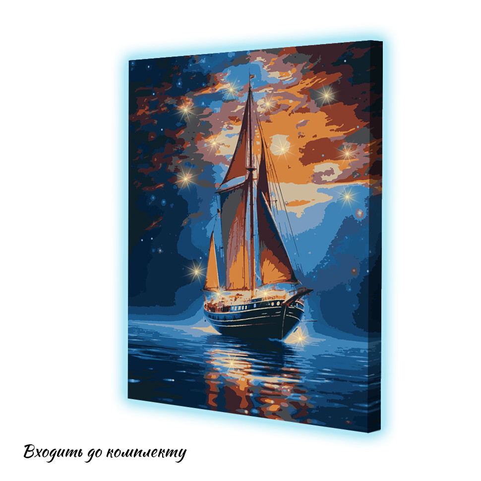 Набор для росписи по номерам Riviera Blanca Морские огни 40x50 см 2 шт. ITR-113