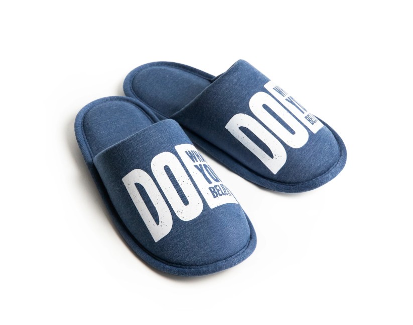 Тапки домашние Twins HS-VL меланж р.42/43 синий