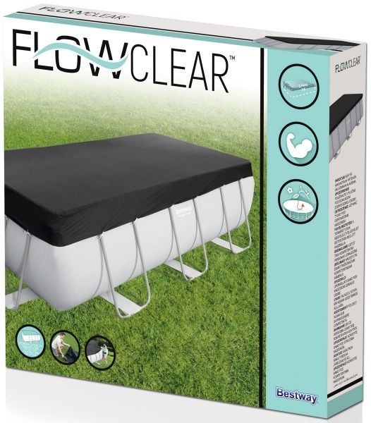 Тент укрывной Bestway ПВХ для каркасных бассейнов 404х201 см (58232)