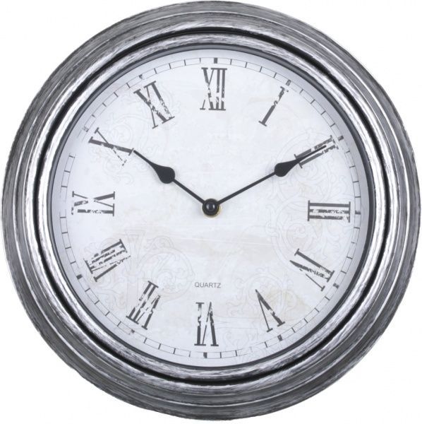 Годинник настінний 30 см блакитно-сірий, пластик, скло XINYINGXI 8756