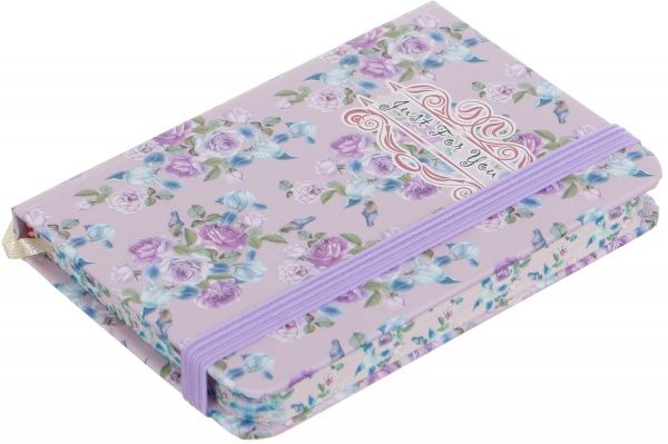 Книга для записей Just for you (violet roses) А6 80 листов
