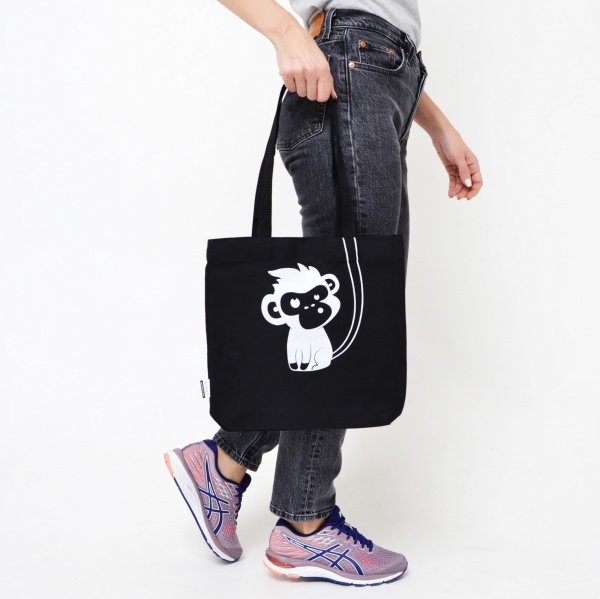 Экосумка из диагонали Monkey 33.5х34 см