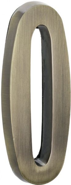 Цифра алюміній антична бронза 97 мм Larvij LN1-AL100-AB #0