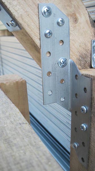 Крепление для стропил правое Профсталь 32х170х1,8