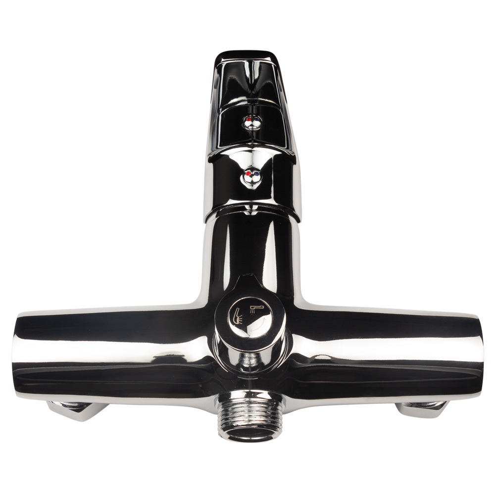 Змішувач Aquatica s30 O35 для ванни вилив прямий 350мм дивертор вбудований картриджний Aquatica