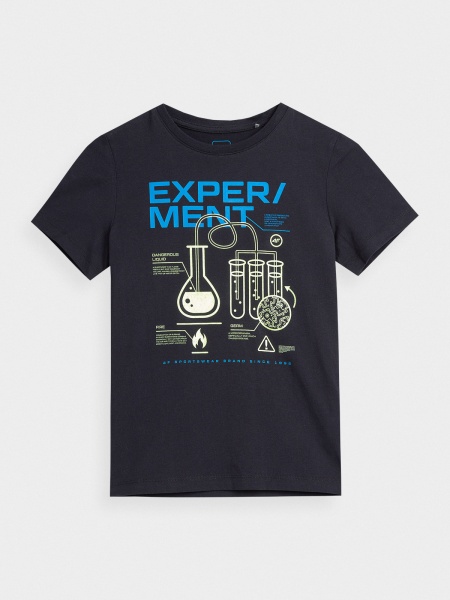 Футболка 4F TSHIRT M1035 4FJSS23TTSHM1035-30S р.140 синій