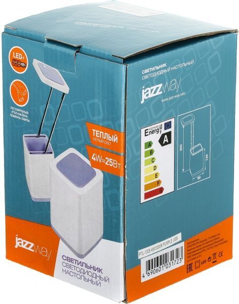 Настольная лампа Jazzway PTL-1305 4 Вт фиолетовый 