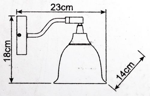 Спот Arte Lamp A9557AP-1CC 1x40 Вт E14 хром 9557 
