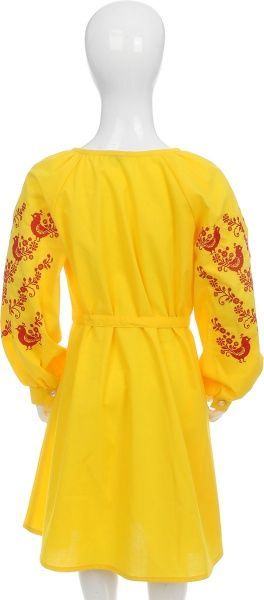 Платье Эдельвика 140 желтый 166-19/00 